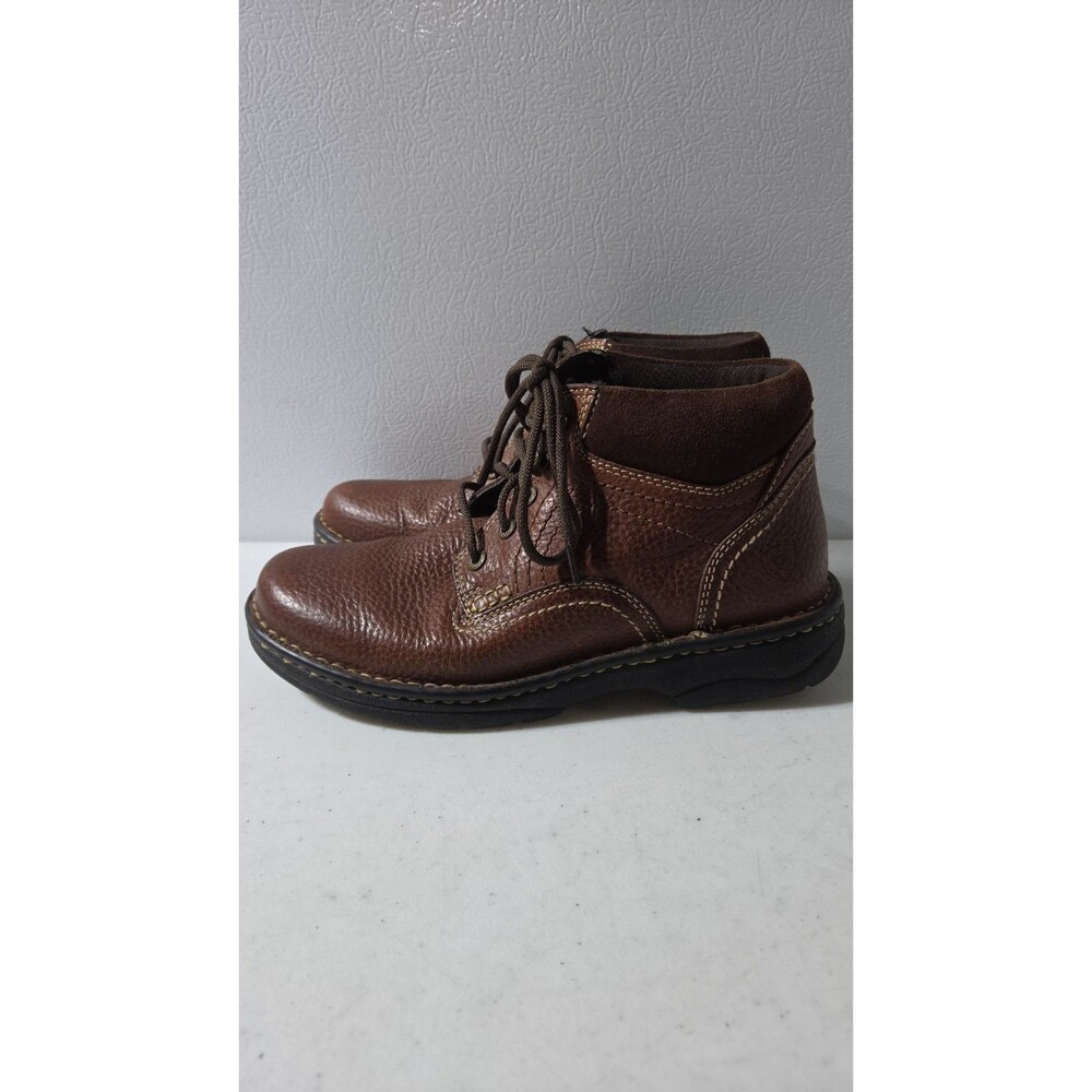 ARIAT Womens Ankle Boot Bootie Leather 8 B Work Barn Chore Farm Lace Dark Brown